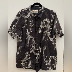 Patagonia Hawaii (Pataloha) Black Men’s Hawaiian Shirt
